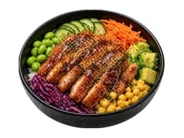 Poke bowl poulet pané